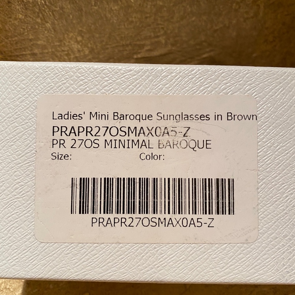 PRADA ladies mini baroque sunglasses in brown - Picture 2 of 8
